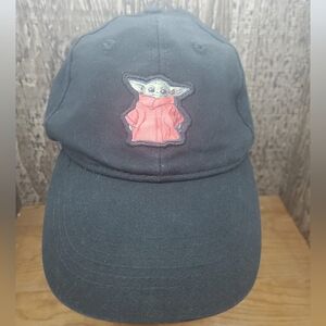 Star Wars Baby Yoda Grogu Mandalorian Strapback Adjustable Youth Kids Hat Cap OS